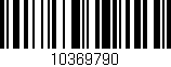 Código de barras (EAN, GTIN, SKU, ISBN): '10369790'