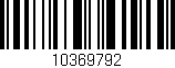 Código de barras (EAN, GTIN, SKU, ISBN): '10369792'