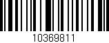 Código de barras (EAN, GTIN, SKU, ISBN): '10369811'