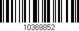 Código de barras (EAN, GTIN, SKU, ISBN): '10369852'
