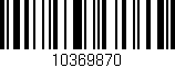 Código de barras (EAN, GTIN, SKU, ISBN): '10369870'