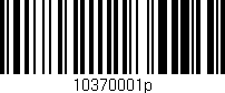 Código de barras (EAN, GTIN, SKU, ISBN): '10370001p'