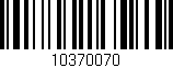 Código de barras (EAN, GTIN, SKU, ISBN): '10370070'