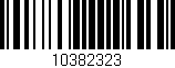 Código de barras (EAN, GTIN, SKU, ISBN): '10382323'