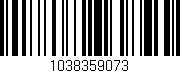 Código de barras (EAN, GTIN, SKU, ISBN): '1038359073'