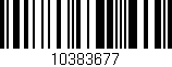Código de barras (EAN, GTIN, SKU, ISBN): '10383677'