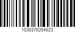 Código de barras (EAN, GTIN, SKU, ISBN): '1038376264923'