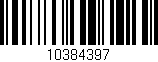 Código de barras (EAN, GTIN, SKU, ISBN): '10384397'