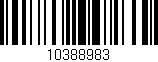Código de barras (EAN, GTIN, SKU, ISBN): '10388983'