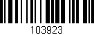 Código de barras (EAN, GTIN, SKU, ISBN): '103923'