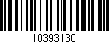 Código de barras (EAN, GTIN, SKU, ISBN): '10393136'
