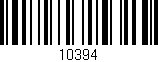 Código de barras (EAN, GTIN, SKU, ISBN): '10394'