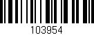 Código de barras (EAN, GTIN, SKU, ISBN): '103954'