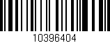 Código de barras (EAN, GTIN, SKU, ISBN): '10396404'