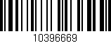 Código de barras (EAN, GTIN, SKU, ISBN): '10396669'