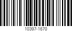 Código de barras (EAN, GTIN, SKU, ISBN): '10397-1670'