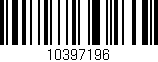 Código de barras (EAN, GTIN, SKU, ISBN): '10397196'