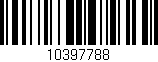 Código de barras (EAN, GTIN, SKU, ISBN): '10397788'
