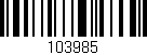 Código de barras (EAN, GTIN, SKU, ISBN): '103985'