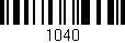 Código de barras (EAN, GTIN, SKU, ISBN): '1040'