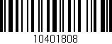 Código de barras (EAN, GTIN, SKU, ISBN): '10401808'