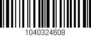 Código de barras (EAN, GTIN, SKU, ISBN): '1040324608'