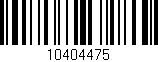 Código de barras (EAN, GTIN, SKU, ISBN): '10404475'