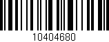 Código de barras (EAN, GTIN, SKU, ISBN): '10404680'