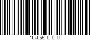 Código de barras (EAN, GTIN, SKU, ISBN): '104055_0_0_U'