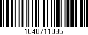 Código de barras (EAN, GTIN, SKU, ISBN): '1040711095'