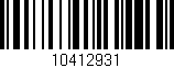 Código de barras (EAN, GTIN, SKU, ISBN): '10412931'