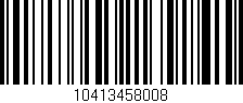 Código de barras (EAN, GTIN, SKU, ISBN): '10413458008'