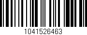 Código de barras (EAN, GTIN, SKU, ISBN): '1041526463'