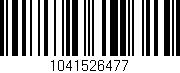 Código de barras (EAN, GTIN, SKU, ISBN): '1041526477'