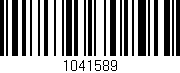 Código de barras (EAN, GTIN, SKU, ISBN): '1041589'