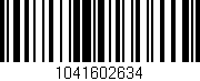 Código de barras (EAN, GTIN, SKU, ISBN): '1041602634'