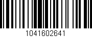 Código de barras (EAN, GTIN, SKU, ISBN): '1041602641'