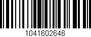 Código de barras (EAN, GTIN, SKU, ISBN): '1041602646'