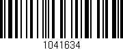 Código de barras (EAN, GTIN, SKU, ISBN): '1041634'