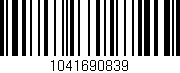 Código de barras (EAN, GTIN, SKU, ISBN): '1041690839'