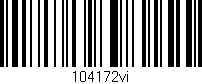 Código de barras (EAN, GTIN, SKU, ISBN): '104172vi'