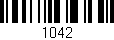 Código de barras (EAN, GTIN, SKU, ISBN): '1042'