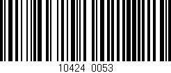 Código de barras (EAN, GTIN, SKU, ISBN): '10424/0053'
