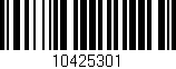 Código de barras (EAN, GTIN, SKU, ISBN): '10425301'
