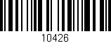 Código de barras (EAN, GTIN, SKU, ISBN): '10426'