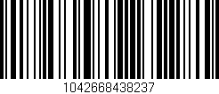 Código de barras (EAN, GTIN, SKU, ISBN): '1042668438237'