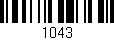 Código de barras (EAN, GTIN, SKU, ISBN): '1043'