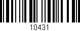 Código de barras (EAN, GTIN, SKU, ISBN): '10431'