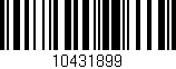 Código de barras (EAN, GTIN, SKU, ISBN): '10431899'