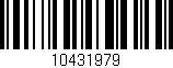 Código de barras (EAN, GTIN, SKU, ISBN): '10431979'